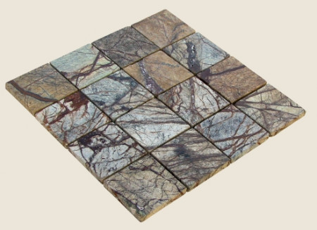 Мозаика Мрамор Forest Brown 75x75